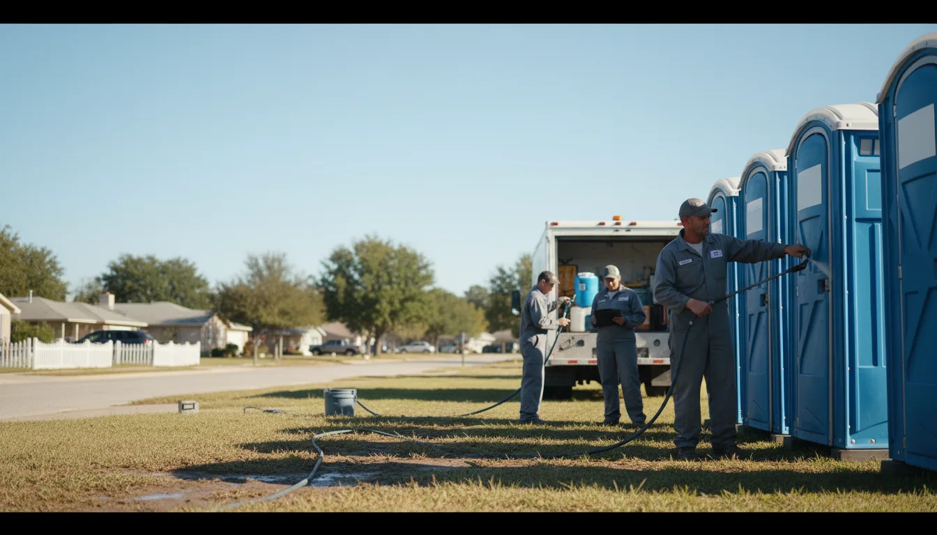 Long-Term Portable Toilet Rental in Encino, TX near me